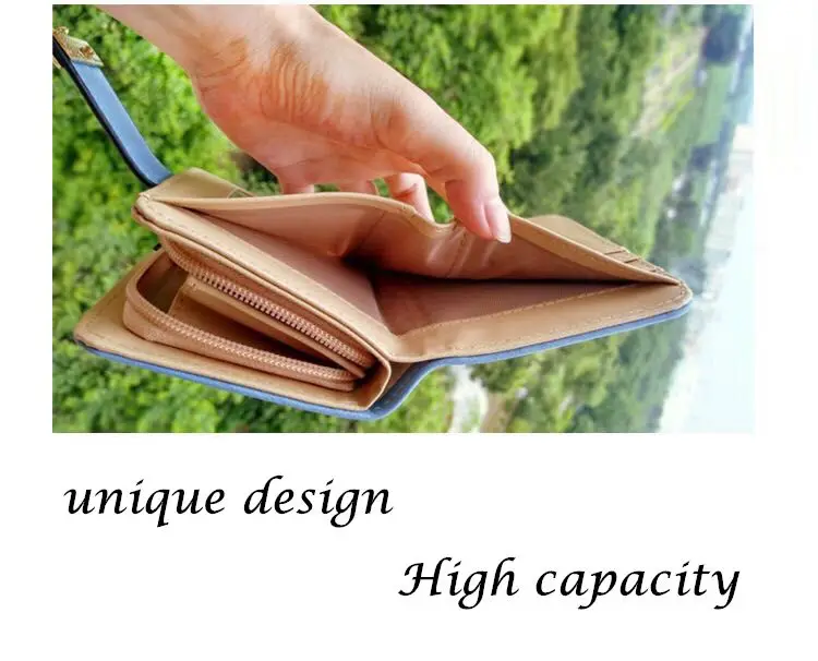 2017 Designer Famous Brand Luxury Women's Wallet Purse Female Small wallet perse Portomonee portfolio lady short carteras 9