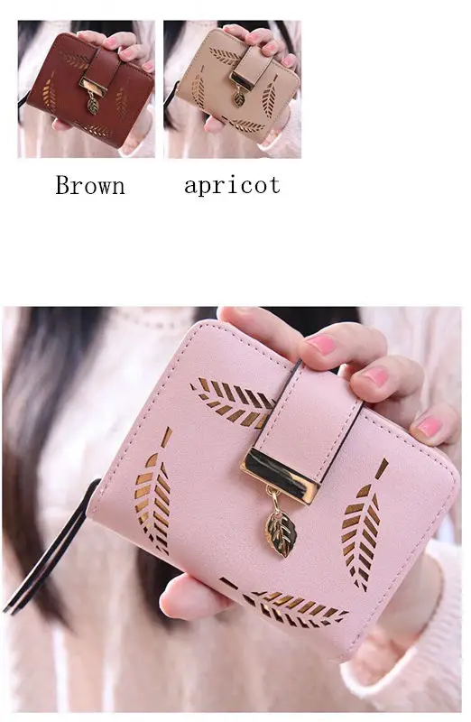 2017 Designer Famous Brand Luxury Women's Wallet Purse Female Small wallet perse Portomonee portfolio lady short carteras 11