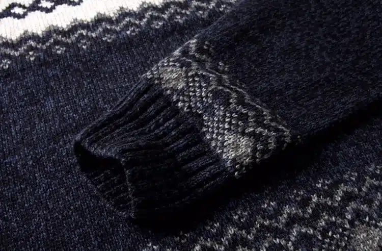 New LetsKeep 2017 men's knitted sweater patterns Striped thick pullover sweaters winter casual round neck wool sweater men,MA270 14