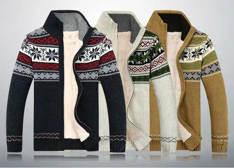Aolamegs Men Sweater Fashion Autumn Winter Wool Cardigan Men's Casual Thick Warm Sweater Male 2017 Knitting Sweter Hombre M-3XL 12