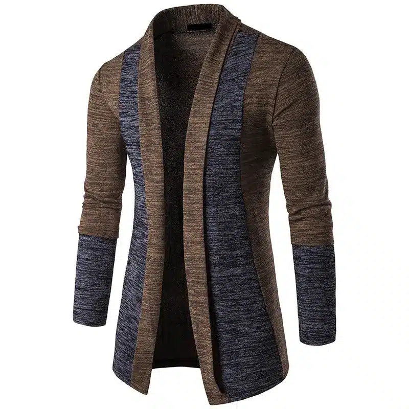 New Arrival Men Patchwork Sweater Fashion Pattern Design Korean Style Long Sleeve Male Cardigan Sweater Slim fit Casual Sweater 10