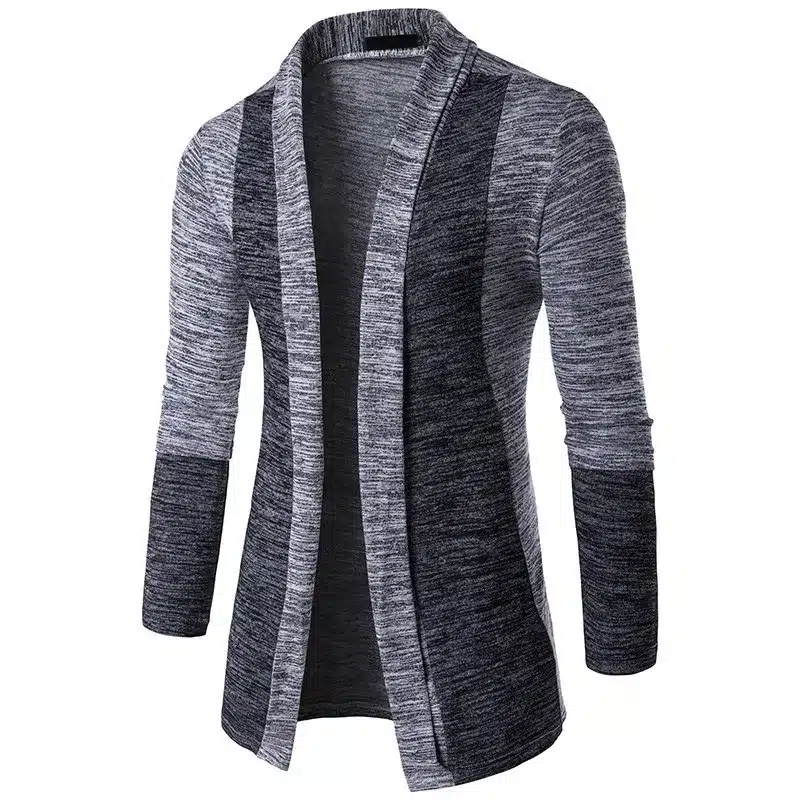 New Arrival Men Patchwork Sweater Fashion Pattern Design Korean Style Long Sleeve Male Cardigan Sweater Slim fit Casual Sweater 14