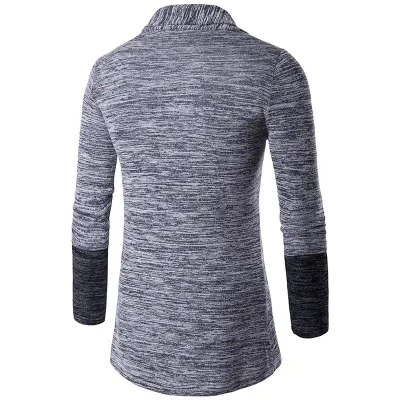 New Arrival Men Patchwork Sweater Fashion Pattern Design Korean Style Long Sleeve Male Cardigan Sweater Slim fit Casual Sweater 15