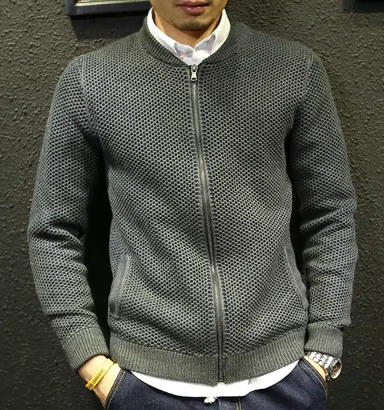 Men sweater jacket winter 2017 new autumn teenage boy cardigan knitted outerwear slim male baseball clothing zipper fashion 1