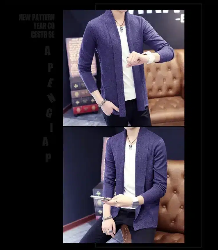 Mens Cardigan Sweater Jumpers 2017 Fashion Sueter Hombre Cardigan Sweaters Men Coats Casual Slim Long Sleeve Sweater Pull Homme 14