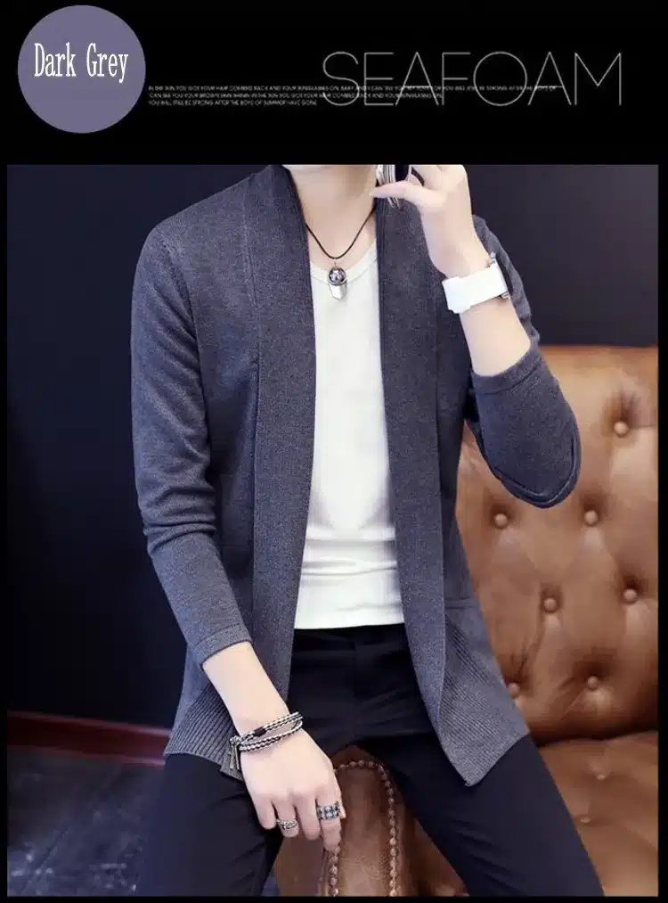 Mens Cardigan Sweater Jumpers 2017 Fashion Sueter Hombre Cardigan Sweaters Men Coats Casual Slim Long Sleeve Sweater Pull Homme 31