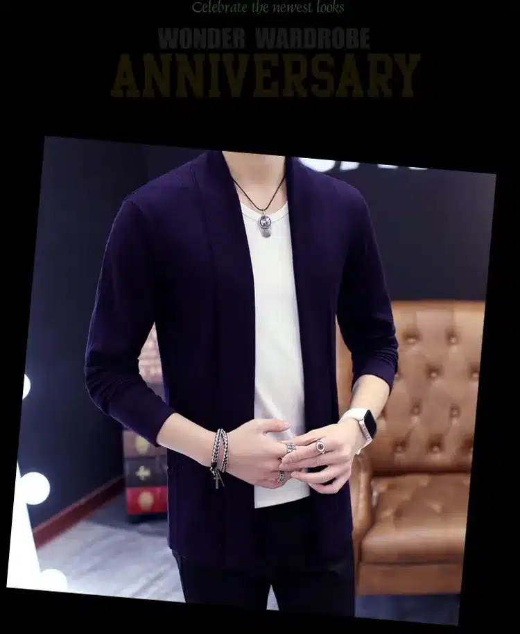 Mens Cardigan Sweater Jumpers 2017 Fashion Sueter Hombre Cardigan Sweaters Men Coats Casual Slim Long Sleeve Sweater Pull Homme 34