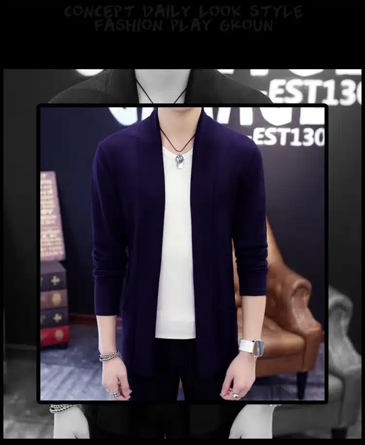 Mens Cardigan Sweater Jumpers 2017 Fashion Sueter Hombre Cardigan Sweaters Men Coats Casual Slim Long Sleeve Sweater Pull Homme 35
