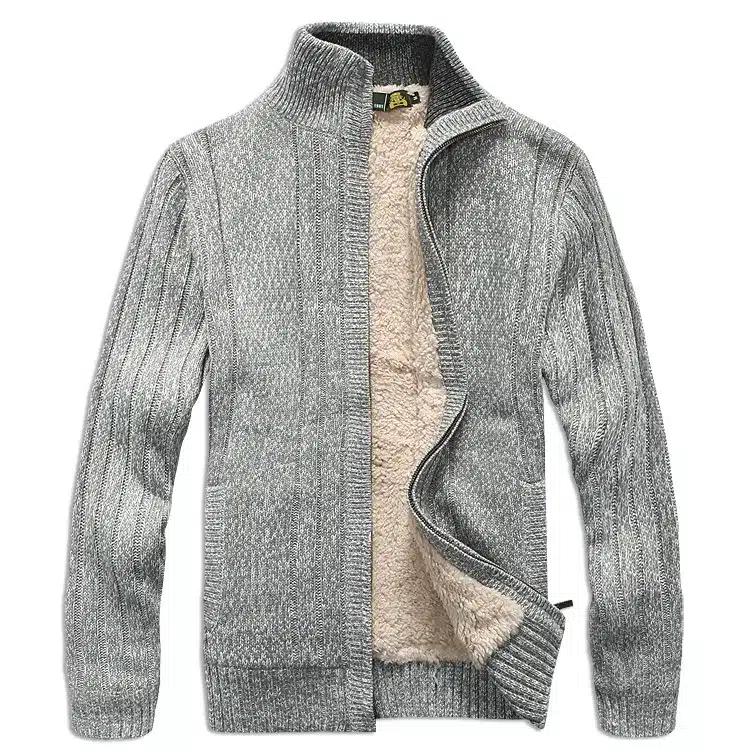 Men sweaters Long Sleeve Casual cardigan thick sweater knitting sweater outerwear coat winter for mans 4