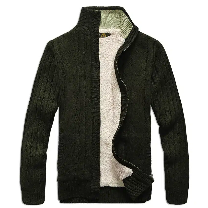 Men sweaters Long Sleeve Casual cardigan thick sweater knitting sweater outerwear coat winter for mans 5