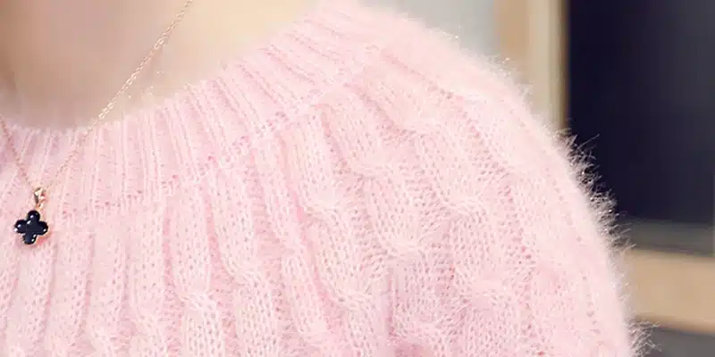 Fashion Casual Solid Color Wild Bottoming Knit Sweater hedging Hippocampus Loose Sweater Retro Twist Thick Wool Sweater Slim 12