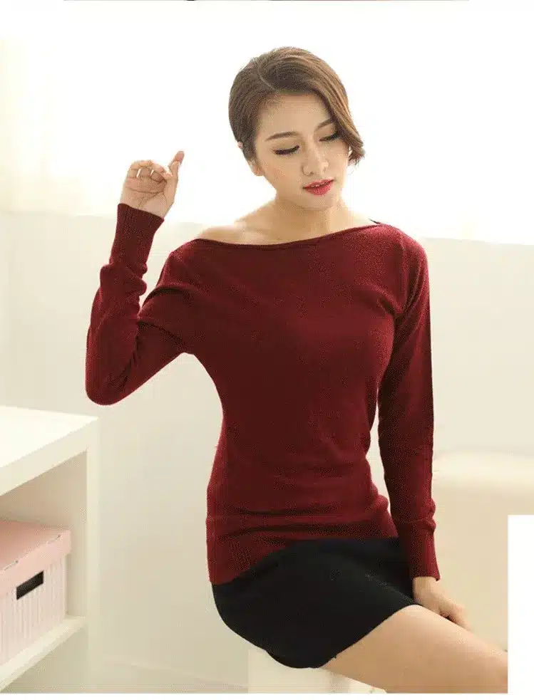 2017 new style sweater women wool sweater sexy pullover casual spring and autumn basic pullover ladies 13
