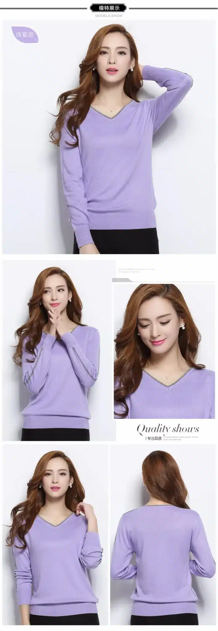 LAFARVIE LOWEST PRICE Women Fashion Outwear Pullover Knitted Cashmere Sweater High Quality New Design Pure Colors Free Shipping 9