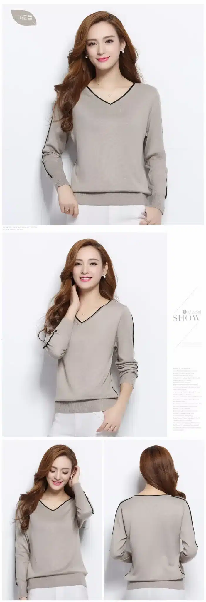 LAFARVIE LOWEST PRICE Women Fashion Outwear Pullover Knitted Cashmere Sweater High Quality New Design Pure Colors Free Shipping 12