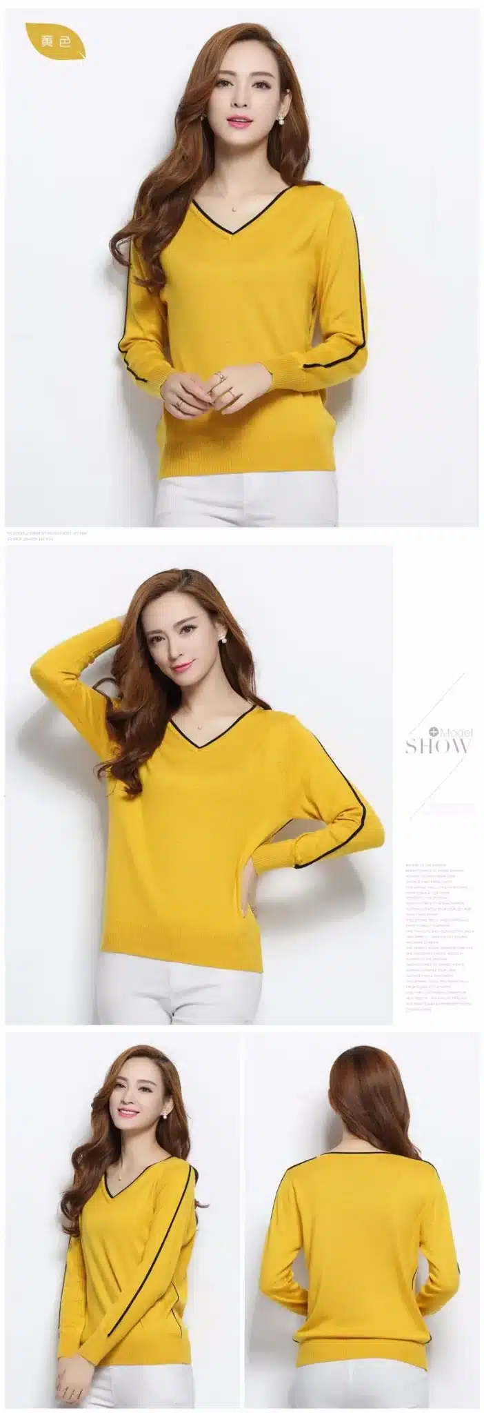 LAFARVIE LOWEST PRICE Women Fashion Outwear Pullover Knitted Cashmere Sweater High Quality New Design Pure Colors Free Shipping 16