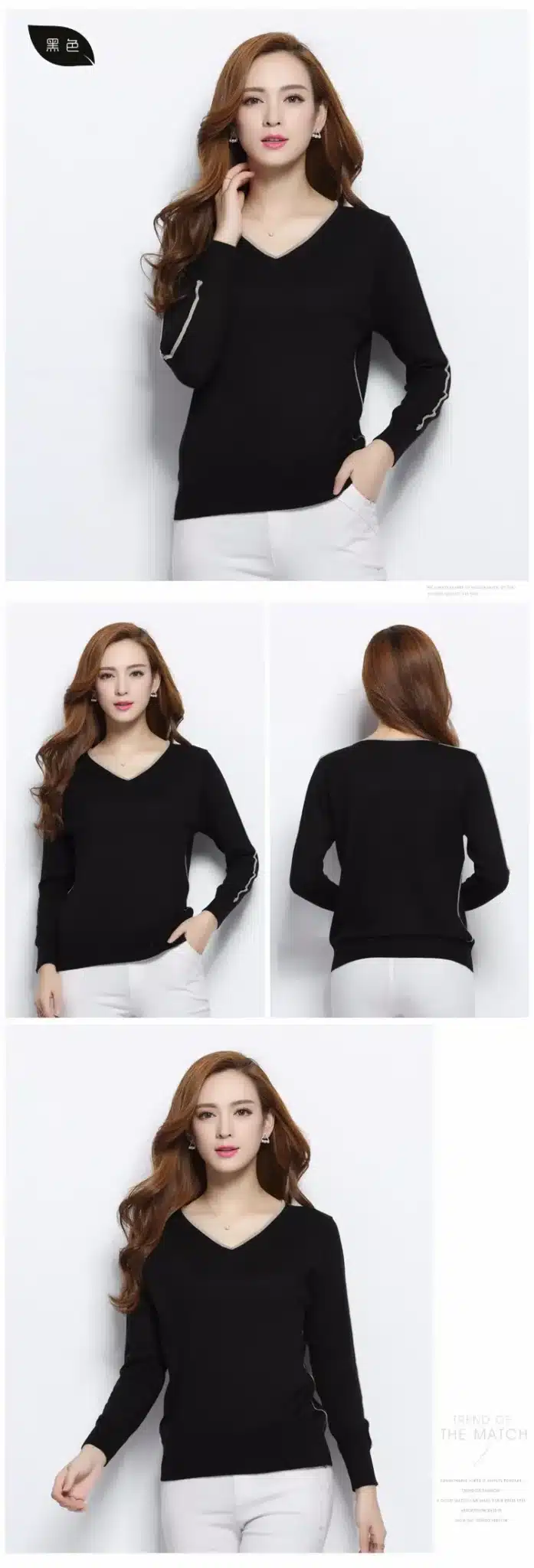 LAFARVIE LOWEST PRICE Women Fashion Outwear Pullover Knitted Cashmere Sweater High Quality New Design Pure Colors Free Shipping 22