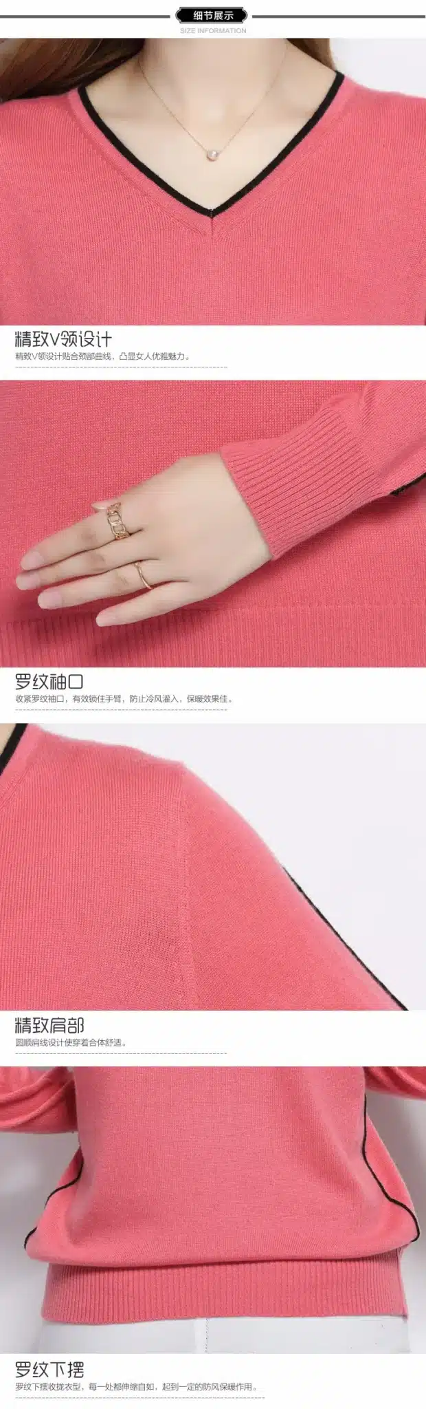 LAFARVIE LOWEST PRICE Women Fashion Outwear Pullover Knitted Cashmere Sweater High Quality New Design Pure Colors Free Shipping 23
