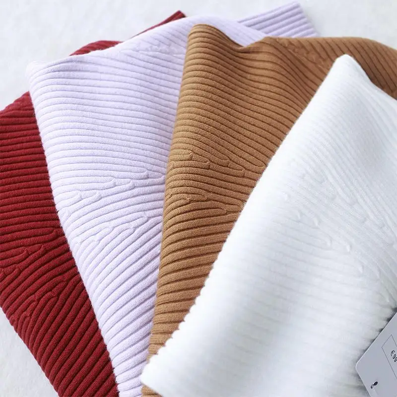 High quality cashmere Winter sweater pullover high collar turtleneck sweater 12 solid color women's basic Casual sweaters 11