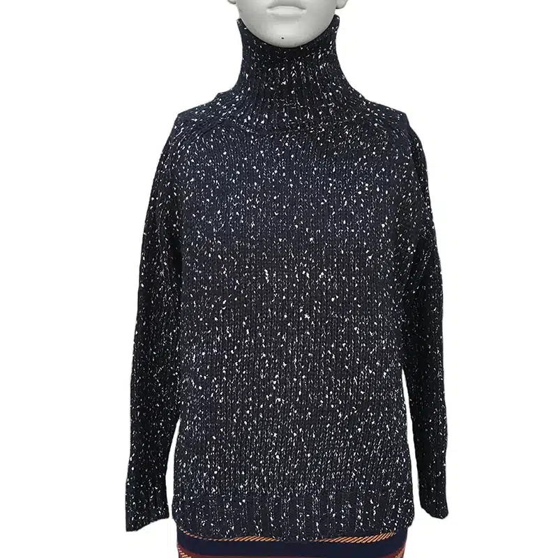 2017 Spring Women Wool Loose Knitted Casual Sweater Choker Dot Long Sleeve Fashion Thickening Stretch Girl's Pullover 16