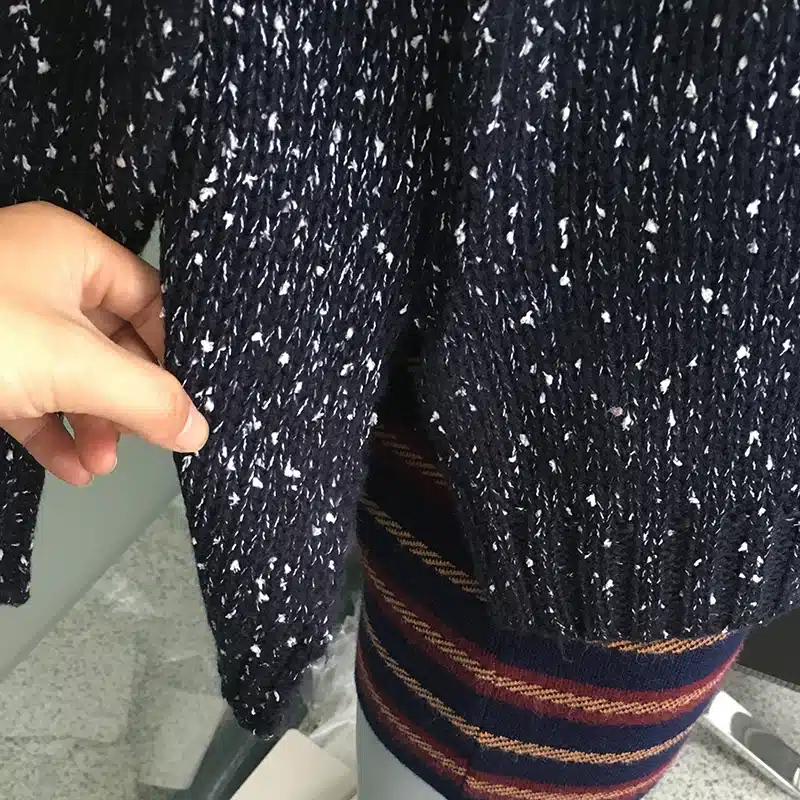 2017 Spring Women Wool Loose Knitted Casual Sweater Choker Dot Long Sleeve Fashion Thickening Stretch Girl's Pullover 18