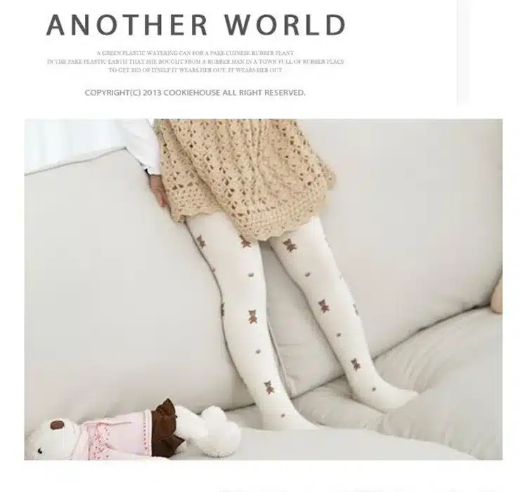 2016 Winter The New Fashion Girls Thicken Tights kids Cotton Wool Pantyhose Stocking Girls Cartoon Tight Warm Pantys 7