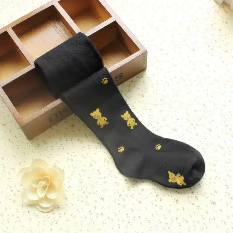 2016 Winter The New Fashion Girls Thicken Tights kids Cotton Wool Pantyhose Stocking Girls Cartoon Tight Warm Pantys 18
