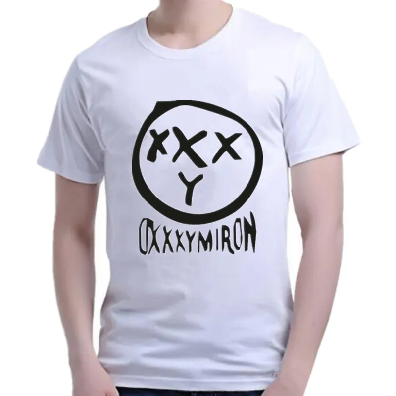 OXXXYMIRON Men T Shirt Cotton Short Sleeve Russia Rapper Band Hip Hop T-Shirt For Man Mens Casual Top Tees Brand Clothing Tshirt 5