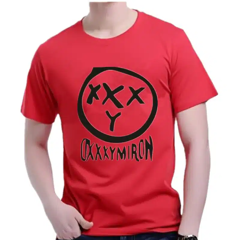 OXXXYMIRON Men T Shirt Cotton Short Sleeve Russia Rapper Band Hip Hop T-Shirt For Man Mens Casual Top Tees Brand Clothing Tshirt 7