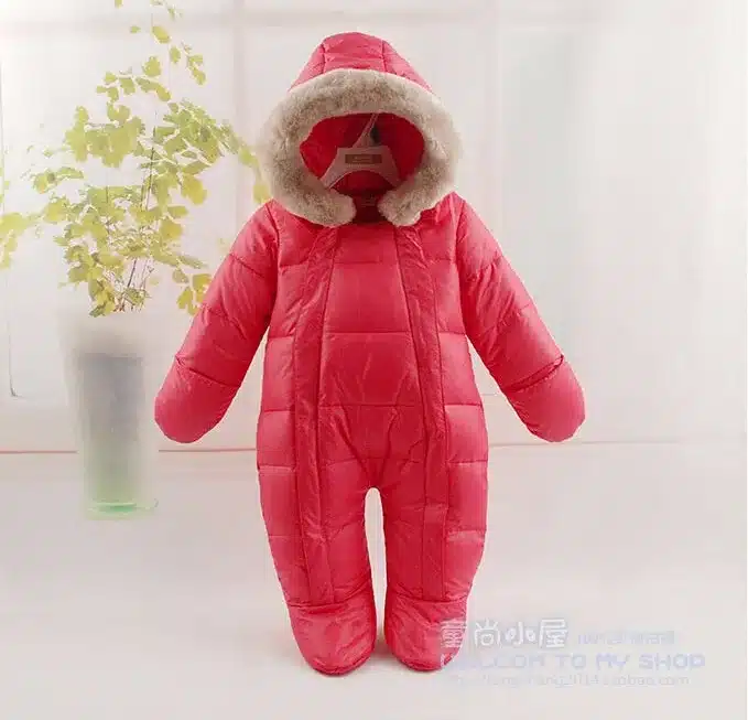 2017 Russia baby girls clothes , winter feather clothing thicken down baby boys clothes newborn down snowsuits infantil overalls 7