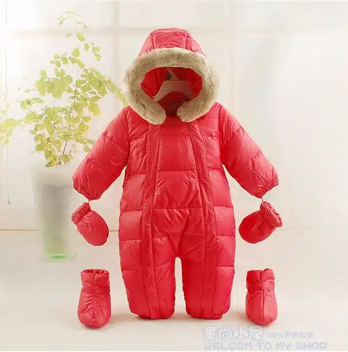 2017 Russia baby girls clothes , winter feather clothing thicken down baby boys clothes newborn down snowsuits infantil overalls 9