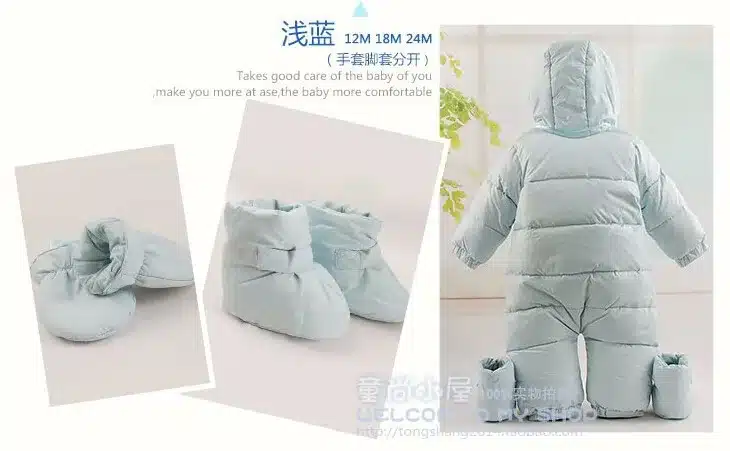 2017 Russia baby girls clothes , winter feather clothing thicken down baby boys clothes newborn down snowsuits infantil overalls 22