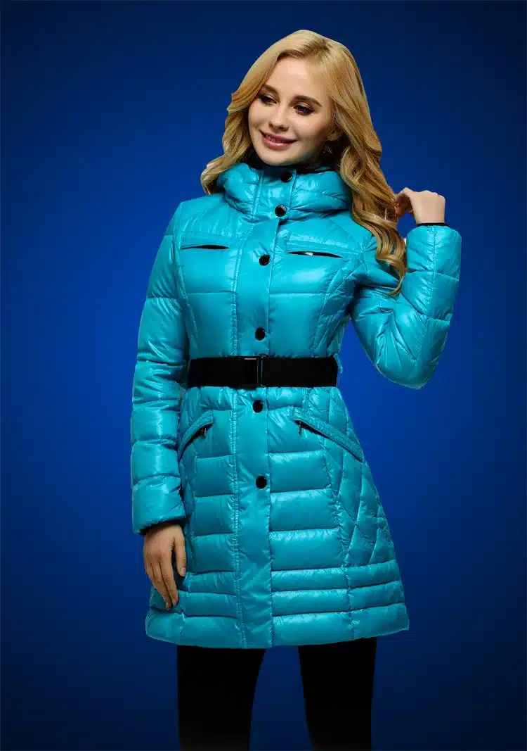 Russia and European brand Simple and stylish thick down jacket and long sections Hooded Russian students duck down jacket M542 22