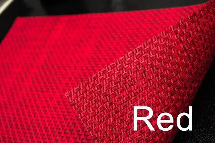 4 Pcs/lot weave Placemat fashion pvc dining table mat disc pads bowl pad coasters waterproof table cloth pad slip-resistant pad 8