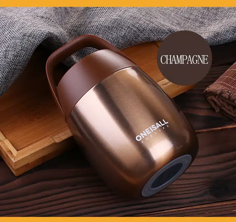Premium Quality Food Flask Thermos Food Container Thermos Bottle for Soup with Thermo Bag Vacuum flask Insulated Stew Pot 68