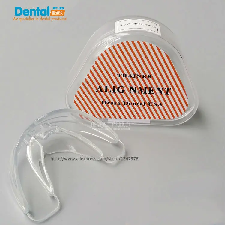 New 2Pcs/lot Dental Tooth Orthodontic Appliance Trainer Alignment Braces Mouthpieces On Sale Teeth Care 10
