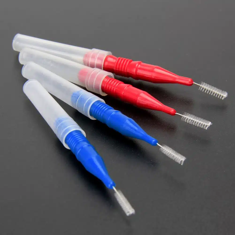 30pcs Soft Interdental Brush Oral Hygiene Tooth Flossing Tooth Pick Interdental Cleaners Dental Brush Tooth Floss Cleaning Tool 15