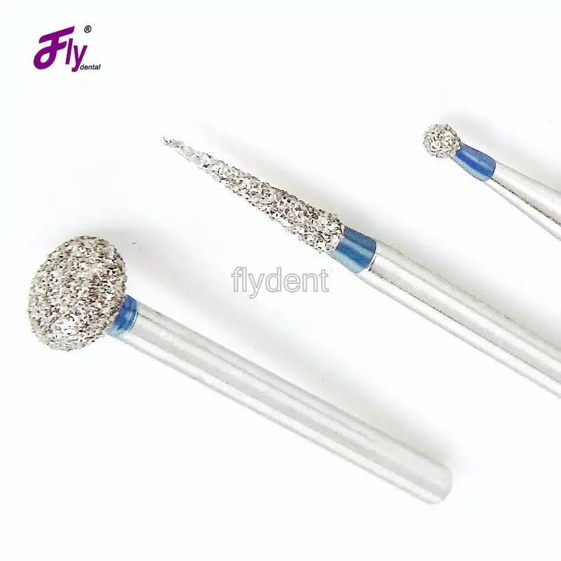Dental diamond bur 100pcs/lot dental materials polishing tools tooth preparation dental lab bur dental equipment 2