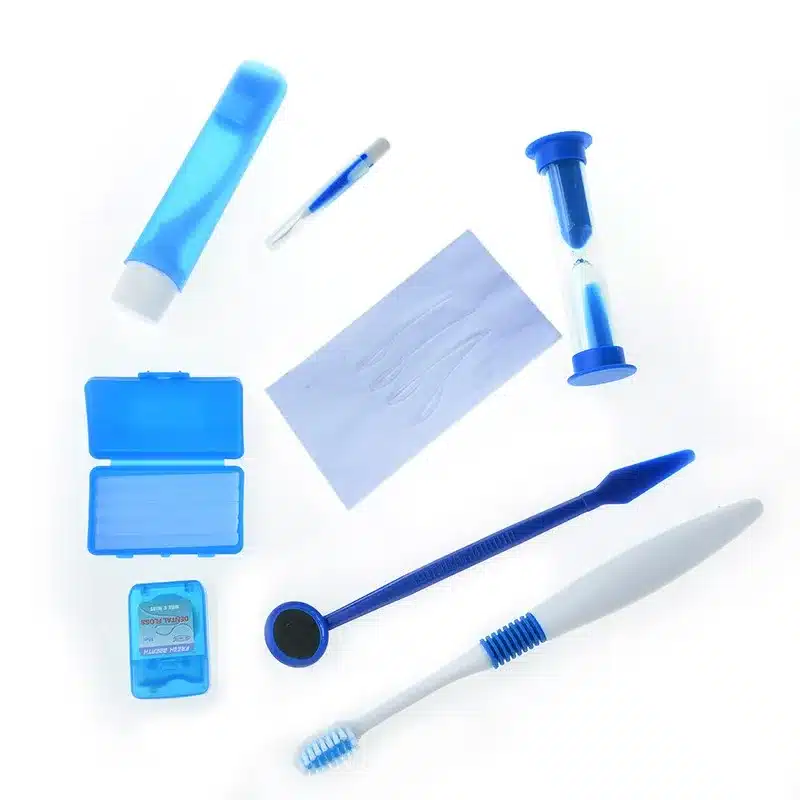 AZDENT Professional Teeth Whitening Strips Teeth Whitening Kit Tooth Brush Interdental brush Floss Oral Care Kit Oral Clean tool 14