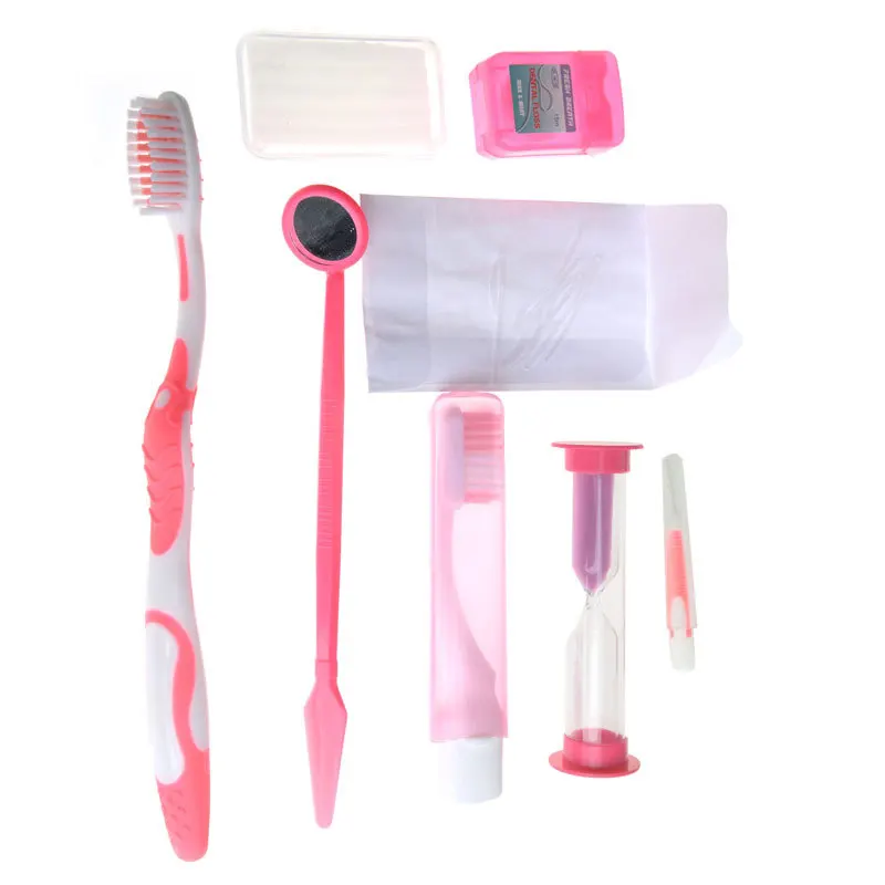 AZDENT Professional Teeth Whitening Strips Teeth Whitening Kit Tooth Brush Interdental brush Floss Oral Care Kit Oral Clean tool 16
