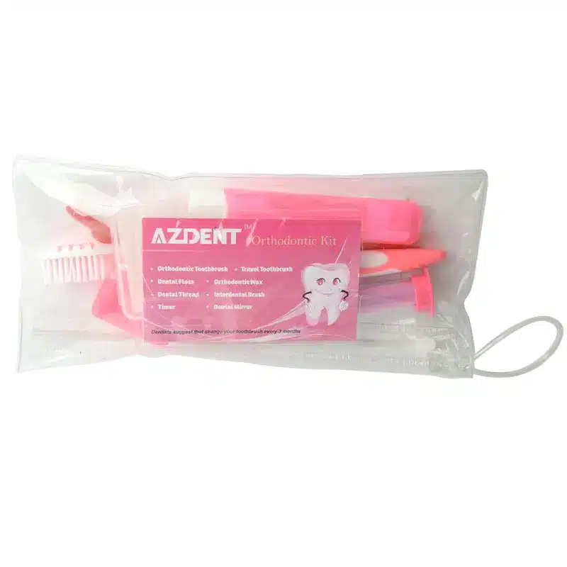 AZDENT Professional Teeth Whitening Strips Teeth Whitening Kit Tooth Brush Interdental brush Floss Oral Care Kit Oral Clean tool 17