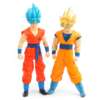 kaks anime stiilis figuriini erksates oranžides ja sinistes kostüümides