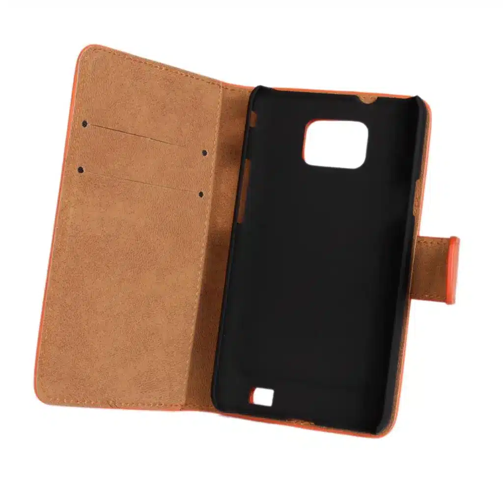 High quality Retro leather phone case wallet flip cover Card holder cover case for Samsung Galaxy S2 i9100 i9103 GG 5