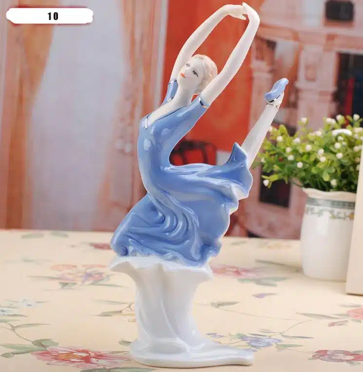High Grade ceramic Goddess girls lady figurines home decor crafts room decor Wedding handicraft ornament porcelain statue 0510 21