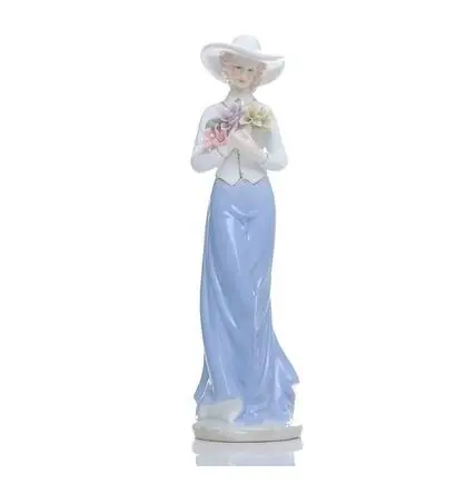 High Grade ceramic Goddess girls lady figurines home decor crafts room decor Wedding handicraft ornament porcelain statue 0510 26