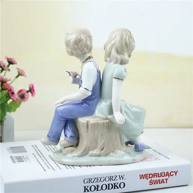 ceramic dolls for girls loves home decor crafts room decoration handicraft kids porcelain figurines wedding decorations 11