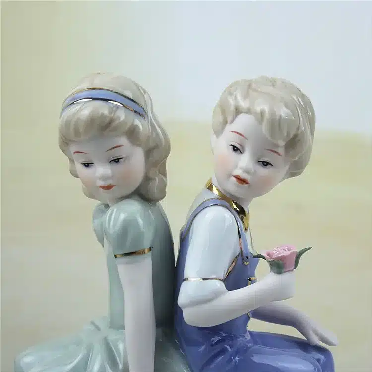 ceramic dolls for girls loves home decor crafts room decoration handicraft kids porcelain figurines wedding decorations 13