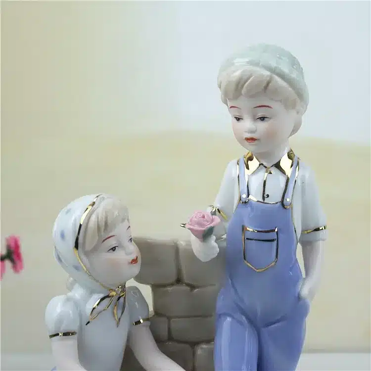 ceramic dolls for girls loves home decor crafts room decoration handicraft kids porcelain figurines wedding decorations 17