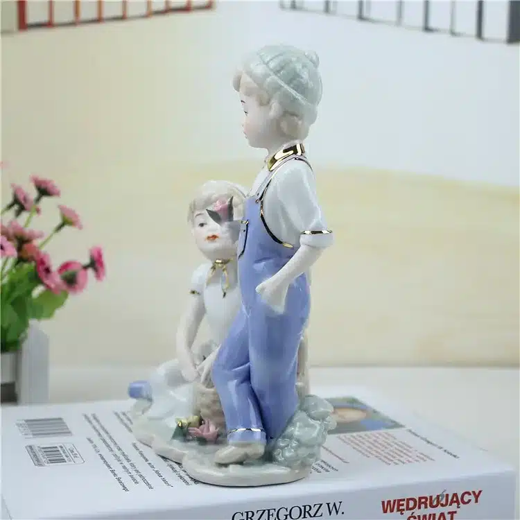 ceramic dolls for girls loves home decor crafts room decoration handicraft kids porcelain figurines wedding decorations 18