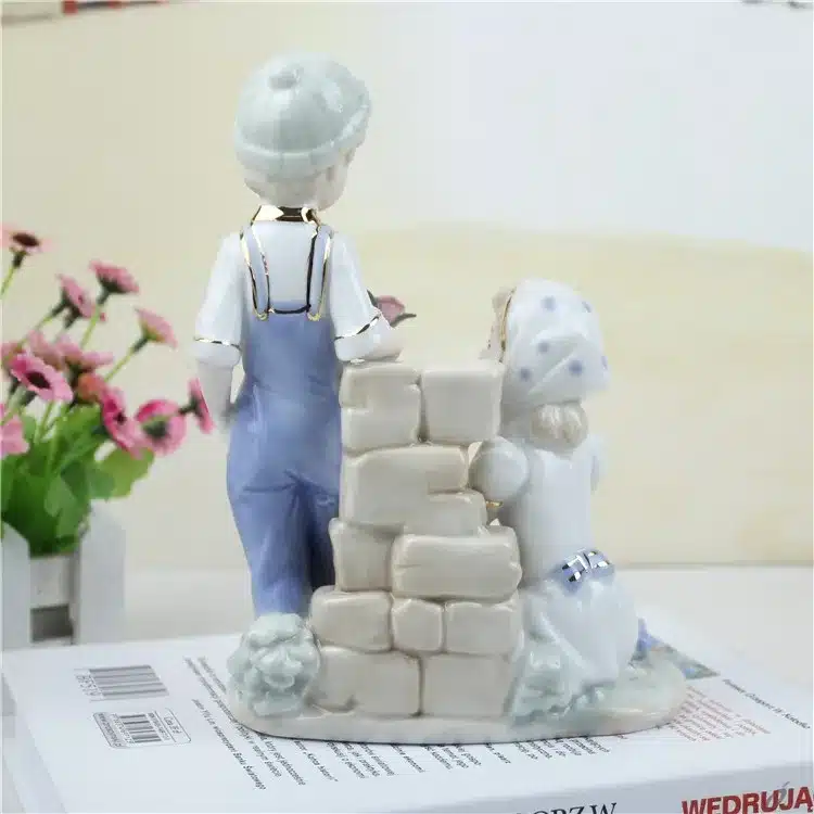 ceramic dolls for girls loves home decor crafts room decoration handicraft kids porcelain figurines wedding decorations 19