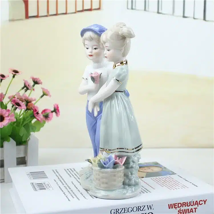 ceramic dolls for girls loves home decor crafts room decoration handicraft kids porcelain figurines wedding decorations 21